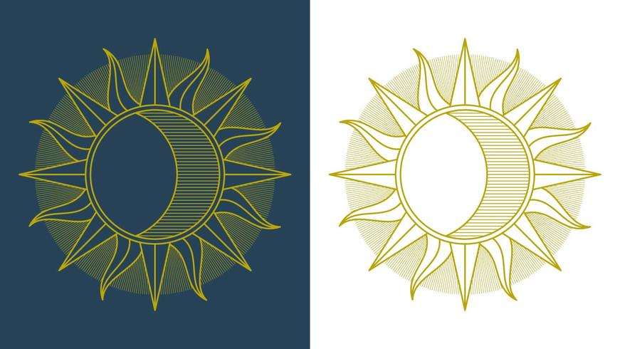 Outstanding Sun Clipart Set Vector