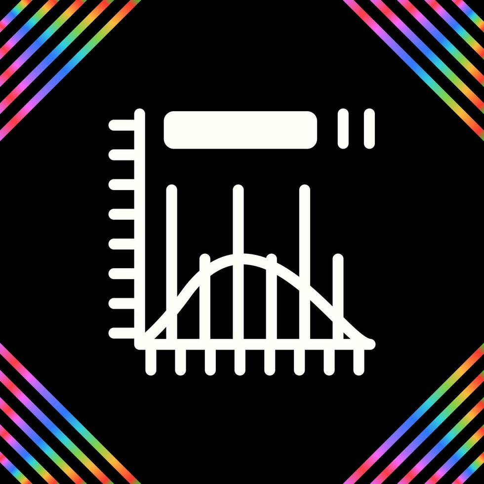 histogram vector icoon