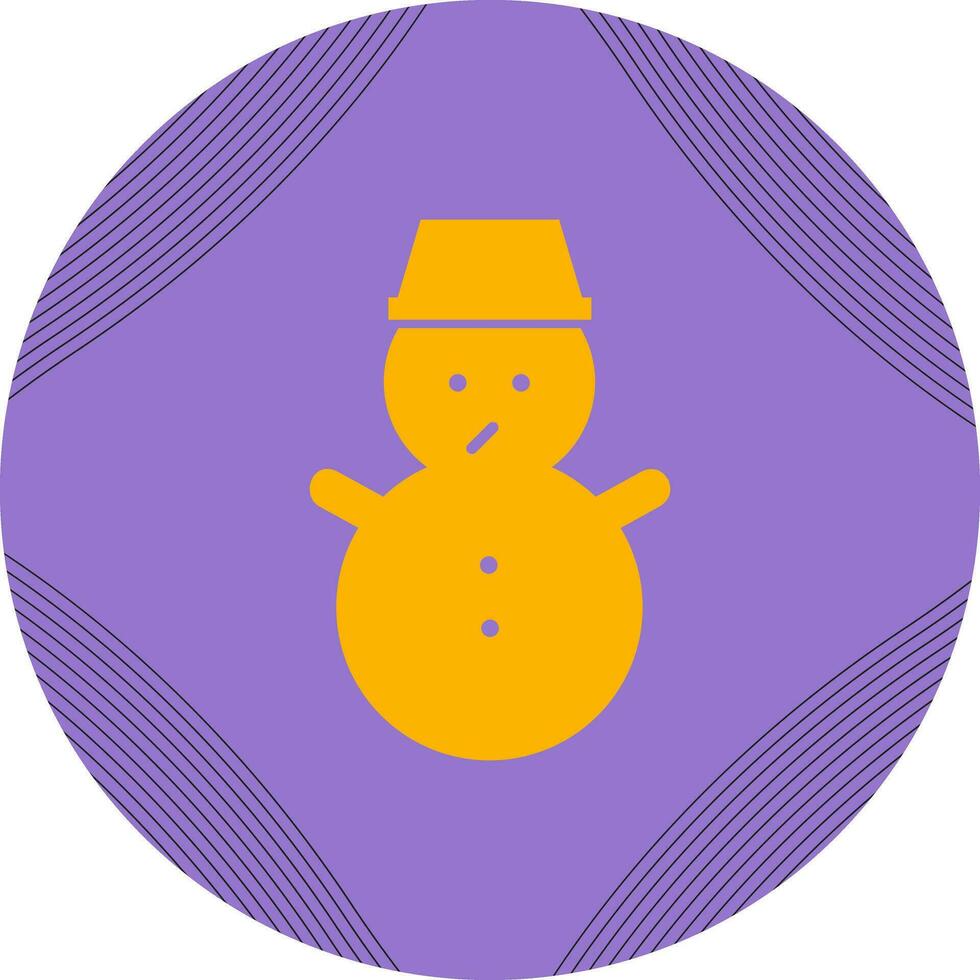 sneeuwman vector icoon