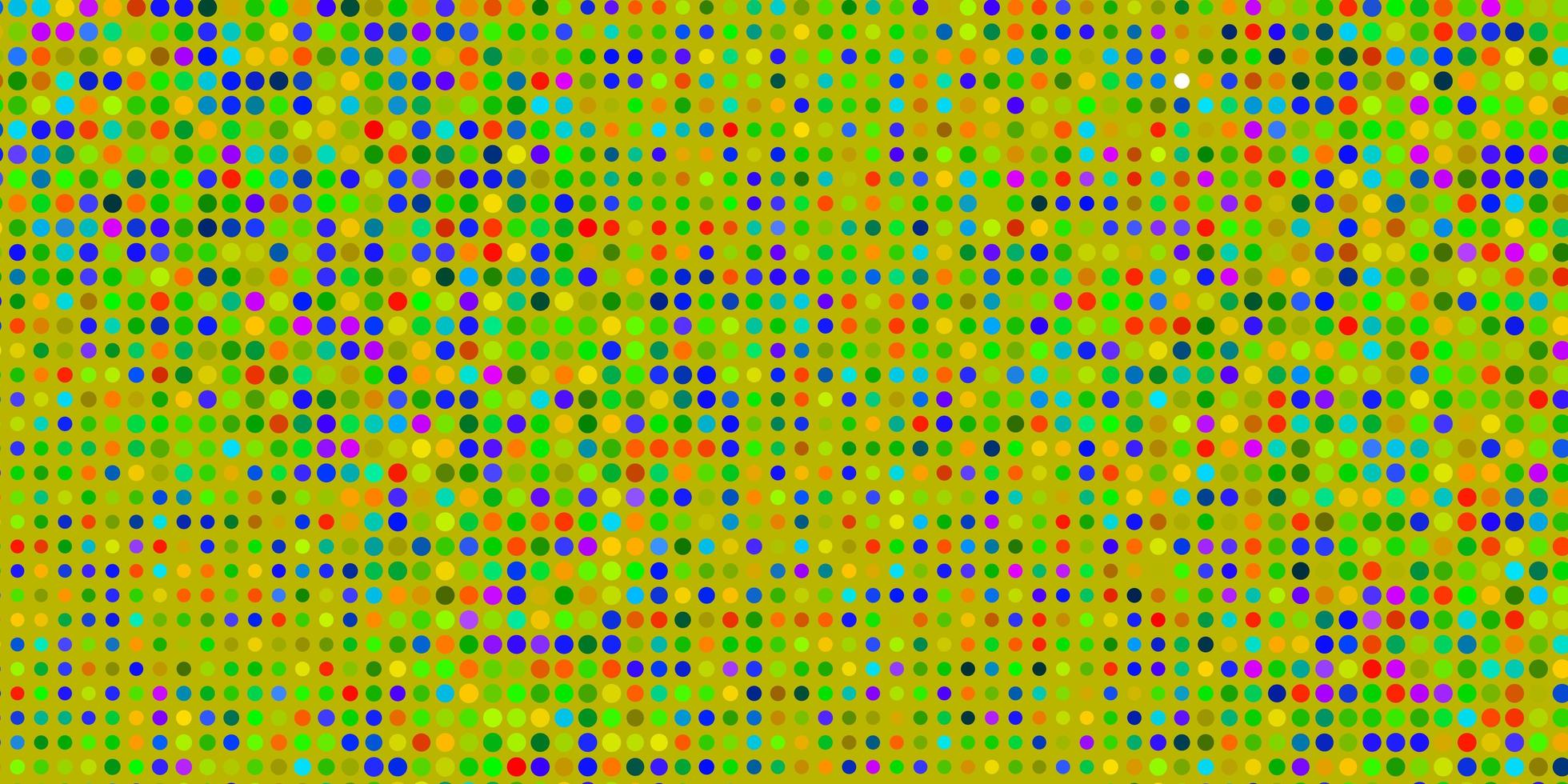 licht veelkleurig vectorsjabloon met cirkels. glitter abstracte illustratie met kleurrijke druppels. patroon voor boekjes, folders. vector