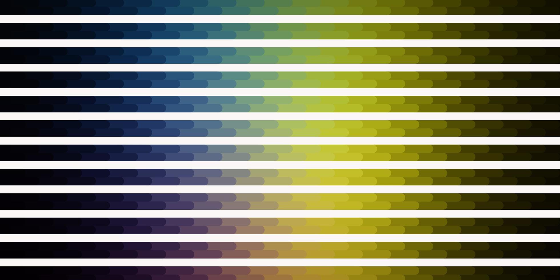 donkere veelkleurige vectortextuur met lijnen. kleurrijke gradiëntillustratie met abstracte vlakke lijnen. patroon voor boekjes, folders. vector