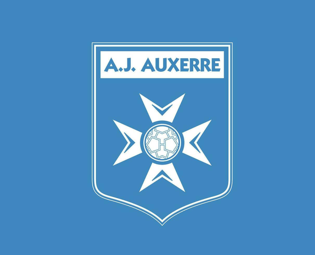 aj bij club symbool logo ligue 1 Amerikaans voetbal Frans abstract ontwerp vector illustratie met blauw achtergrond