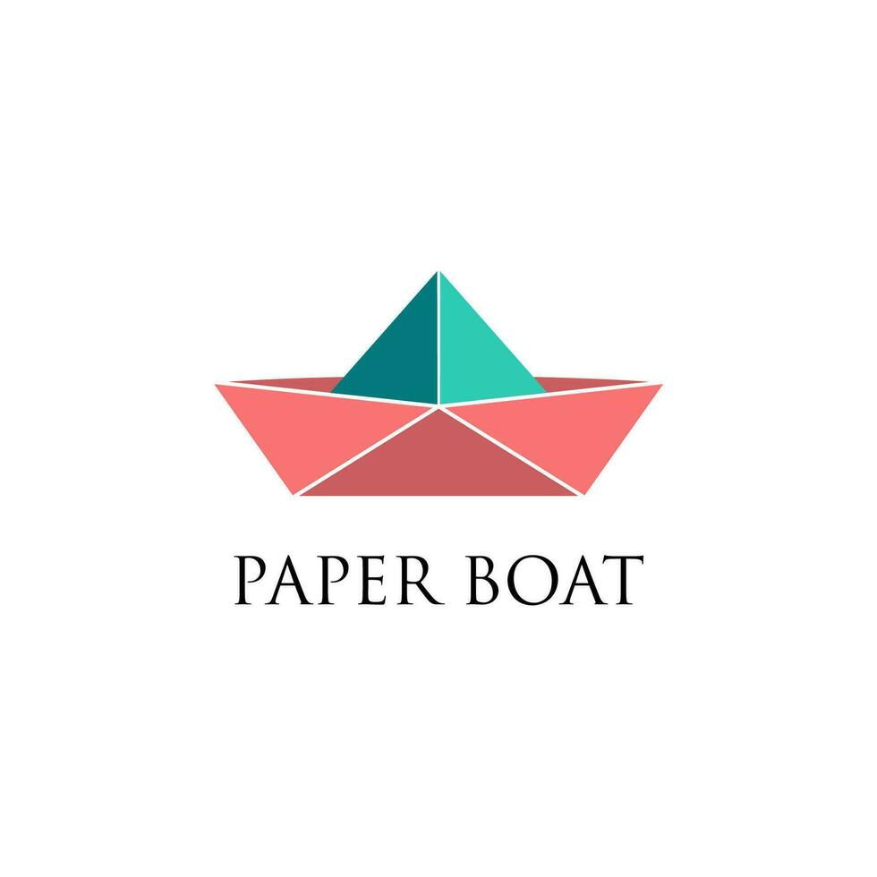 papier boot vector illustratie geïsoleerd Aan wit achtergrond
