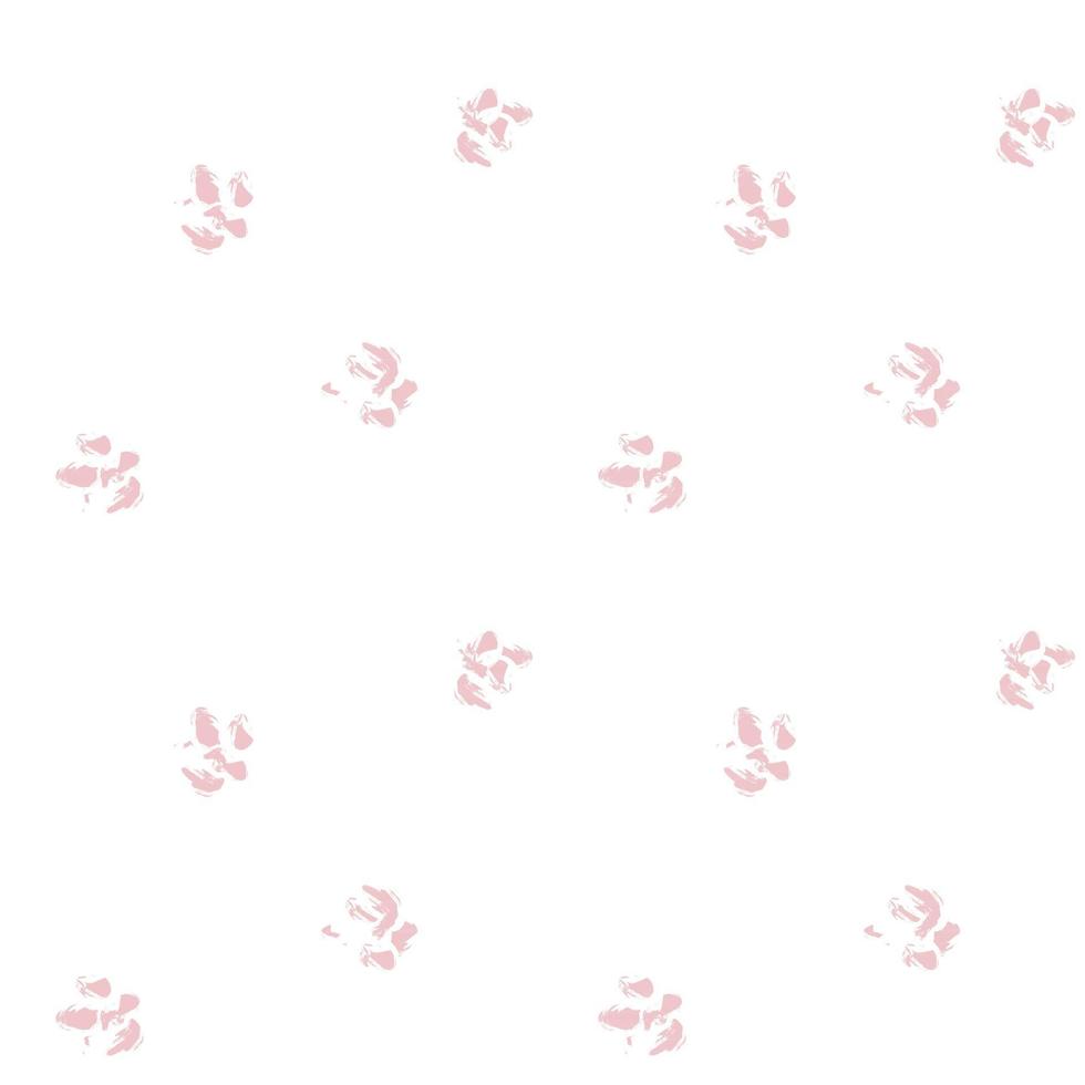 roze bloemen penseelstreken naadloze patroon achtergrond vector