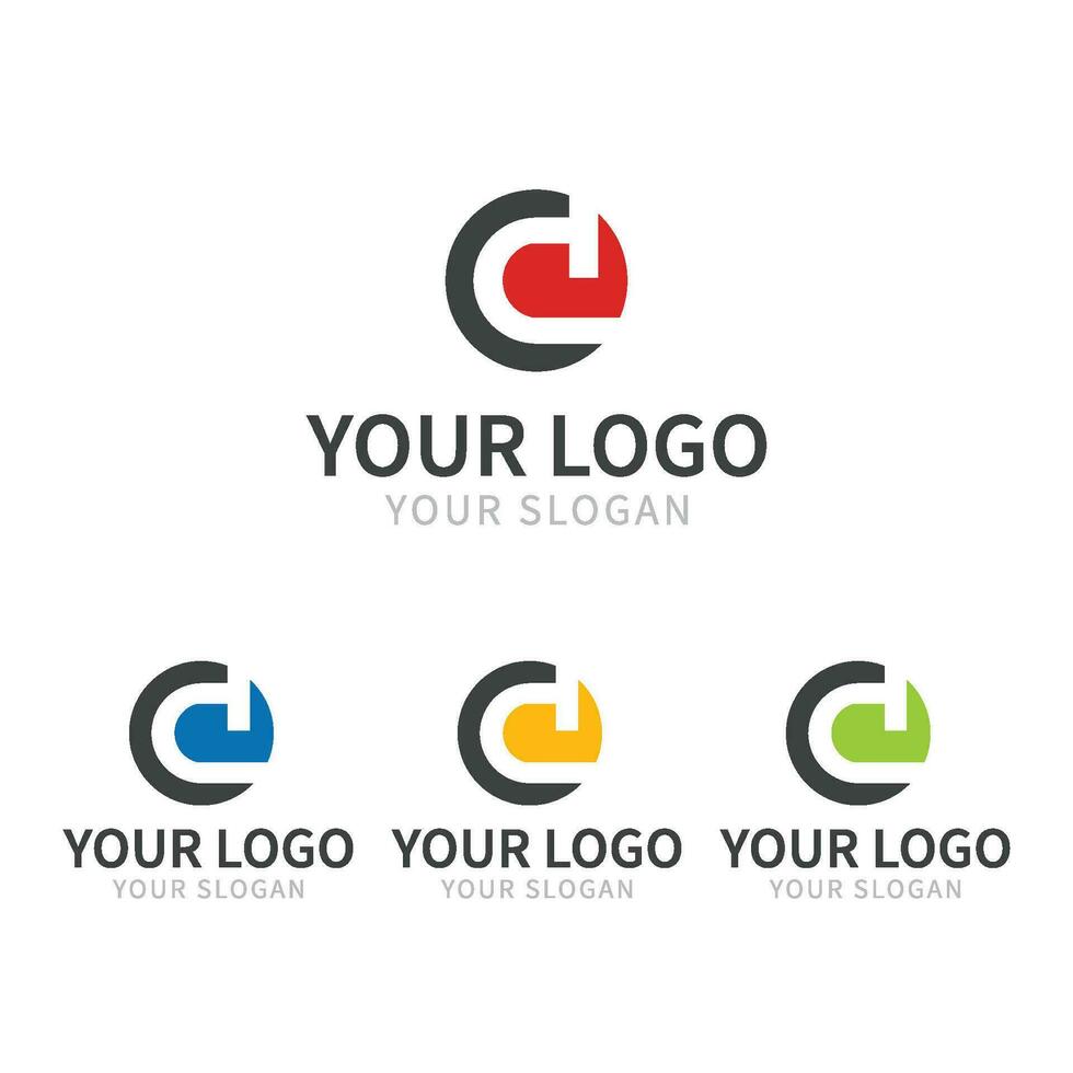 creatief monogram brief d logo ontwerp vector