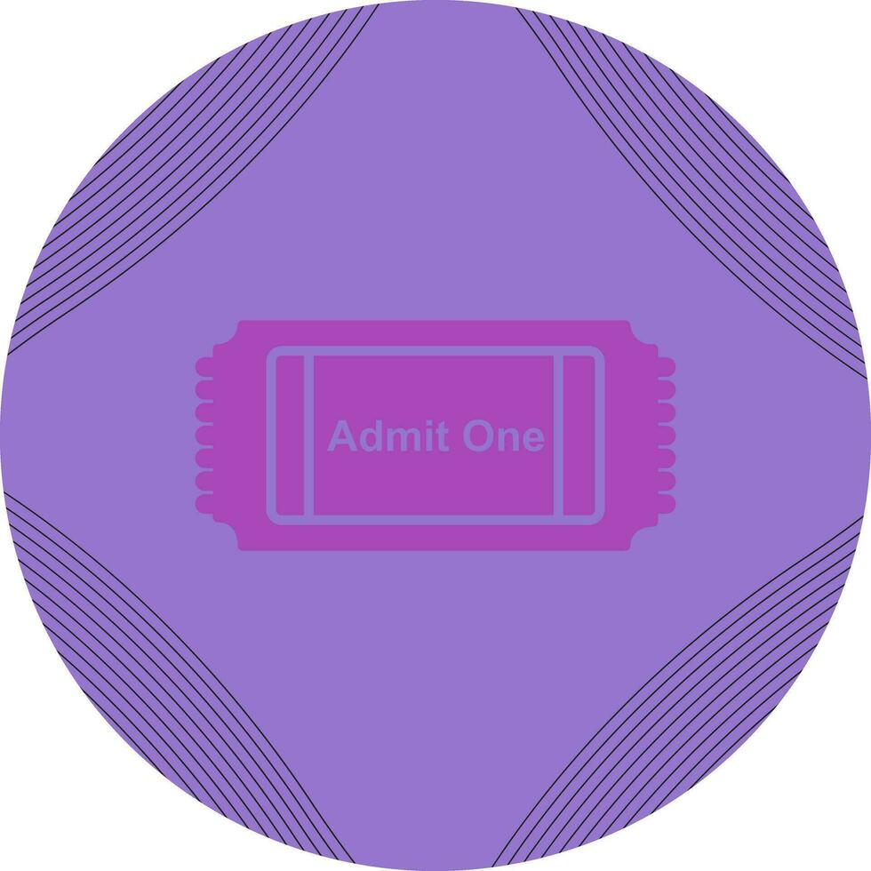 film ticket vector icoon