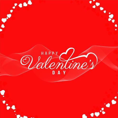 De dag mooie achtergrond van abstracte Gelukkige Valentijnskaart vector