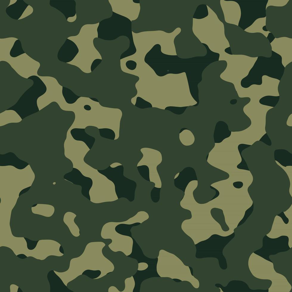 leger en leger camouflage naadloos patroon vector