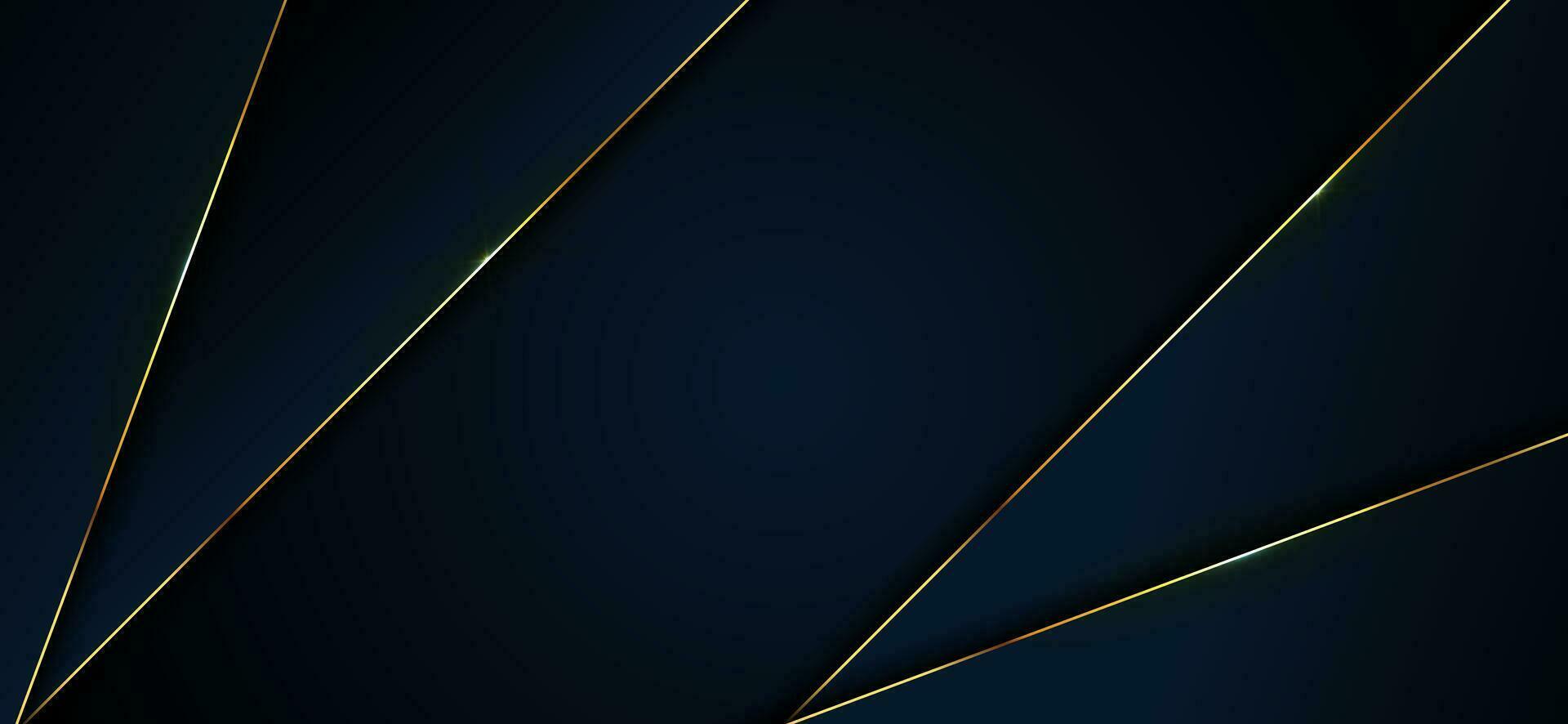 donker blauw luxe premie achtergrond structuur overlappen laag lijn gouden modern ontwerp vector illustratie
