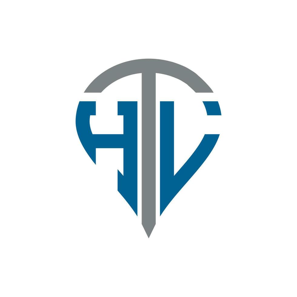 htl brief logo. htl creatief monogram initialen brief logo concept. htl uniek modern vlak abstract vector brief logo ontwerp.
