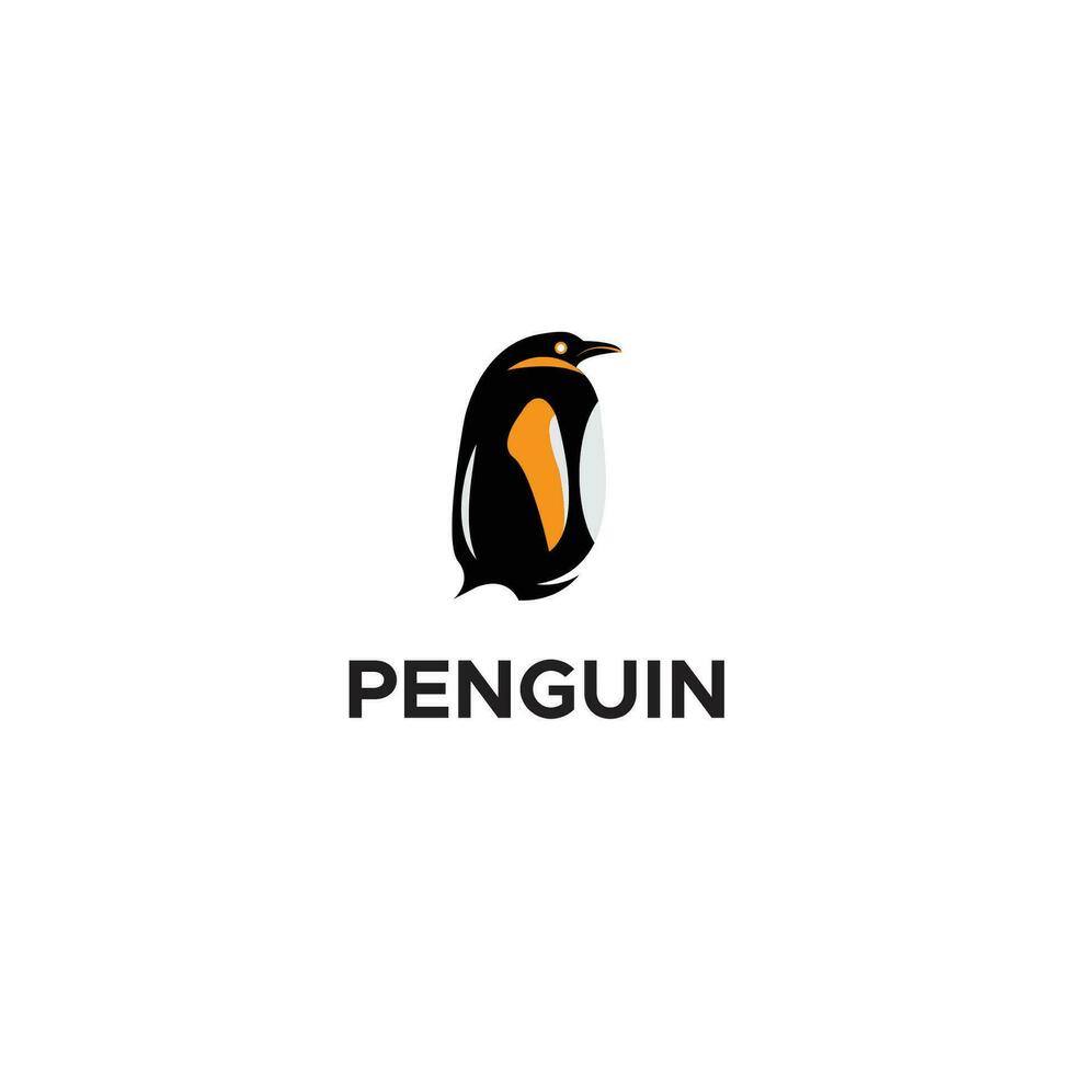 pinguïn logo ontwerp vector formaat