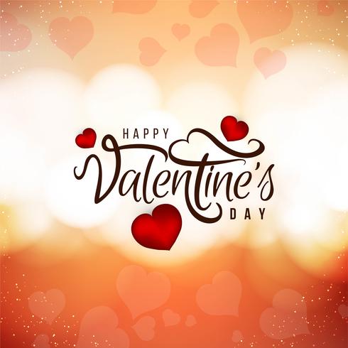 Mooie Happy Valentine&#39;s Day liefde achtergrond vector