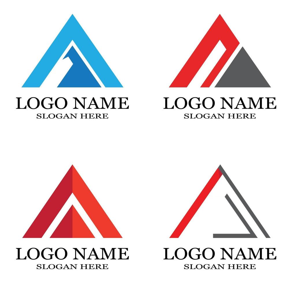 een brief logo sjabloon vector pictogram illustratie ontwerp