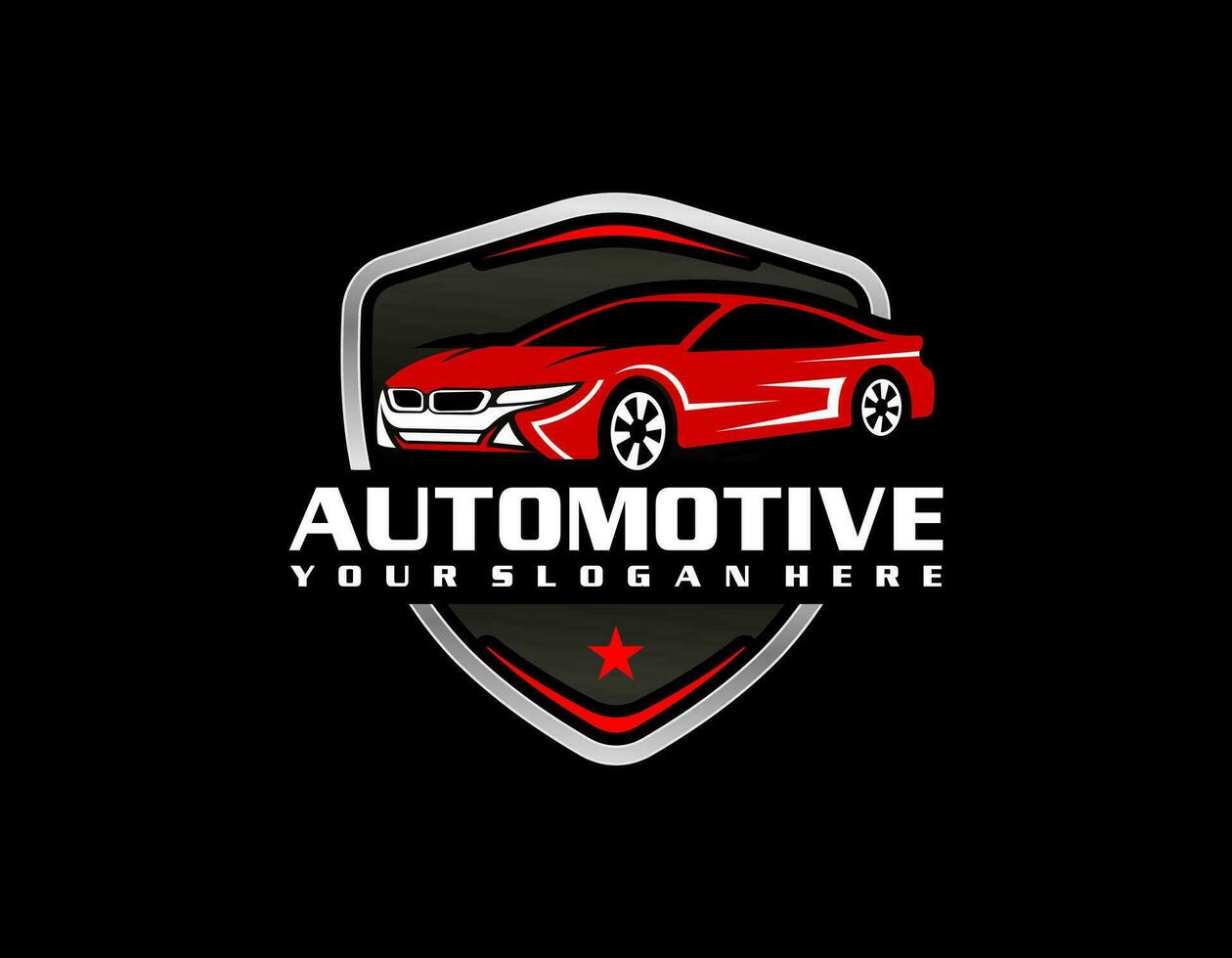 auto garage premium concept logo ontwerp vector