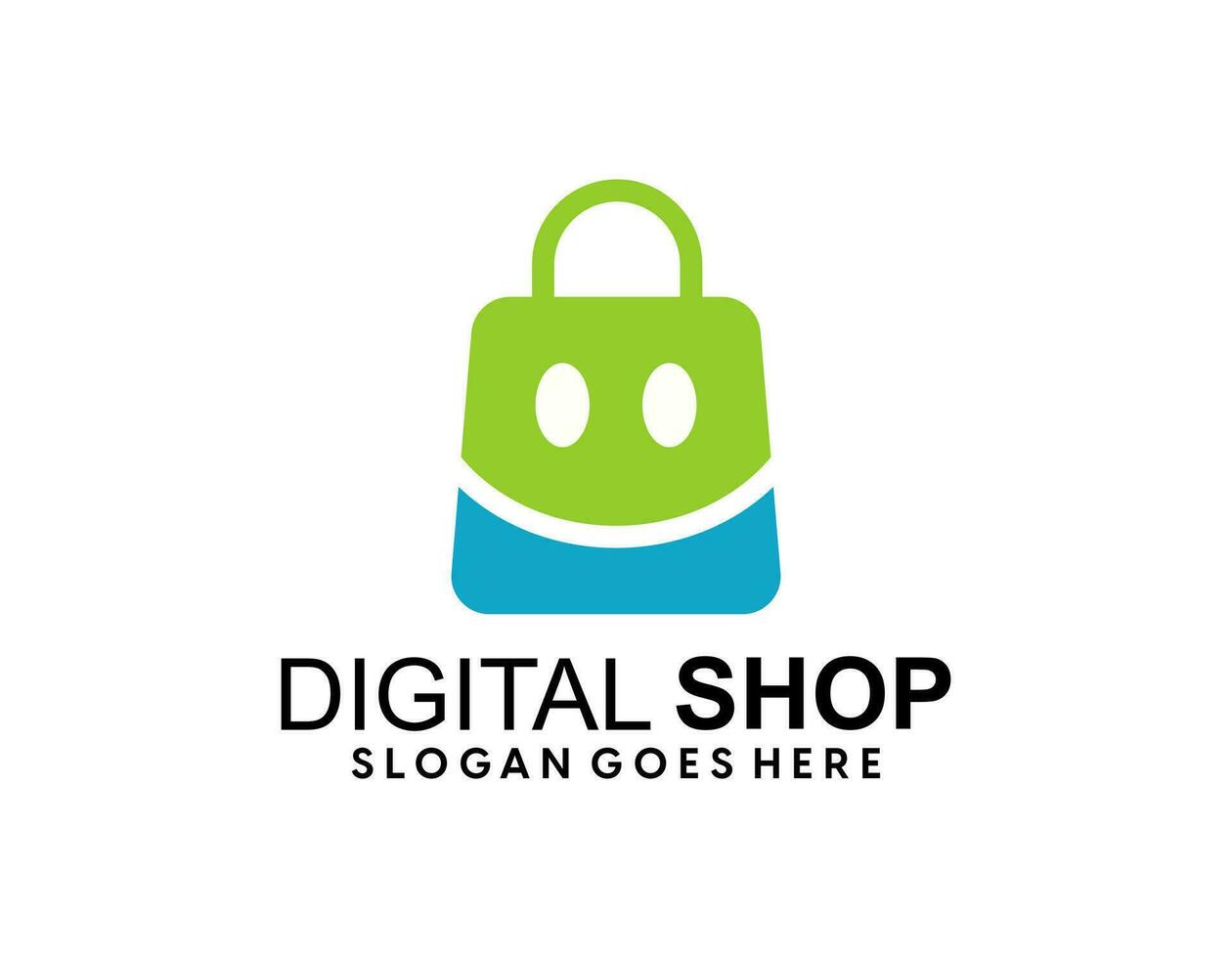 online winkel logo ontwerpen sjabloon, online winkel met wereldbol website logo vector