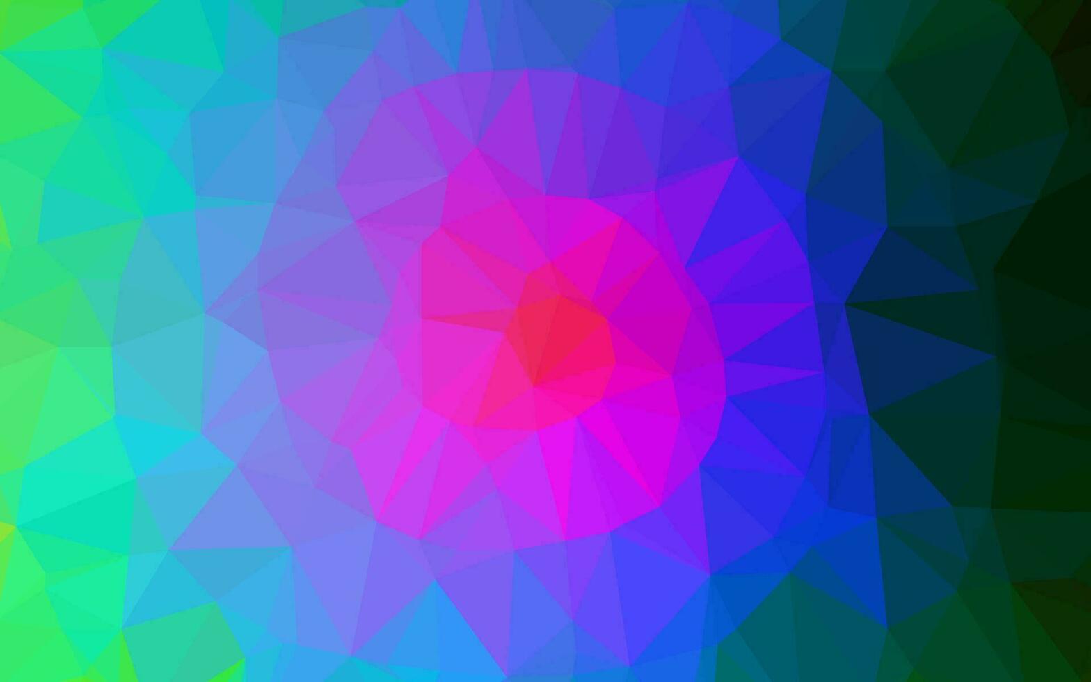 donkere veelkleurige, regenboog vector driehoek mozaïek textuur.