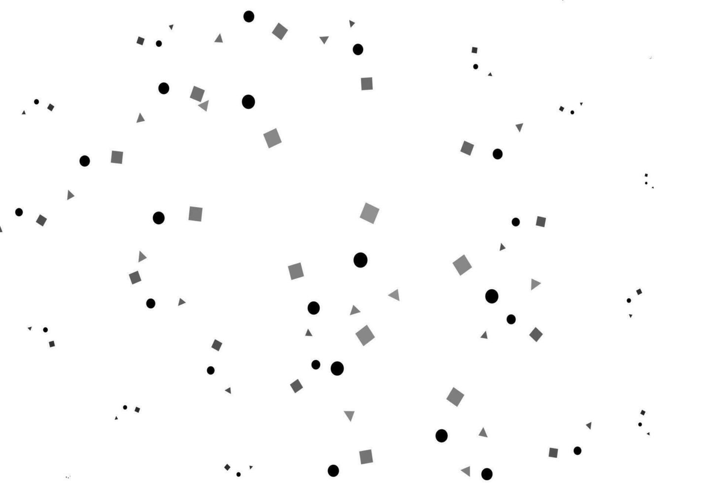 licht zilveren, grijze vectortextuur in polystijl met cirkels, kubussen. vector