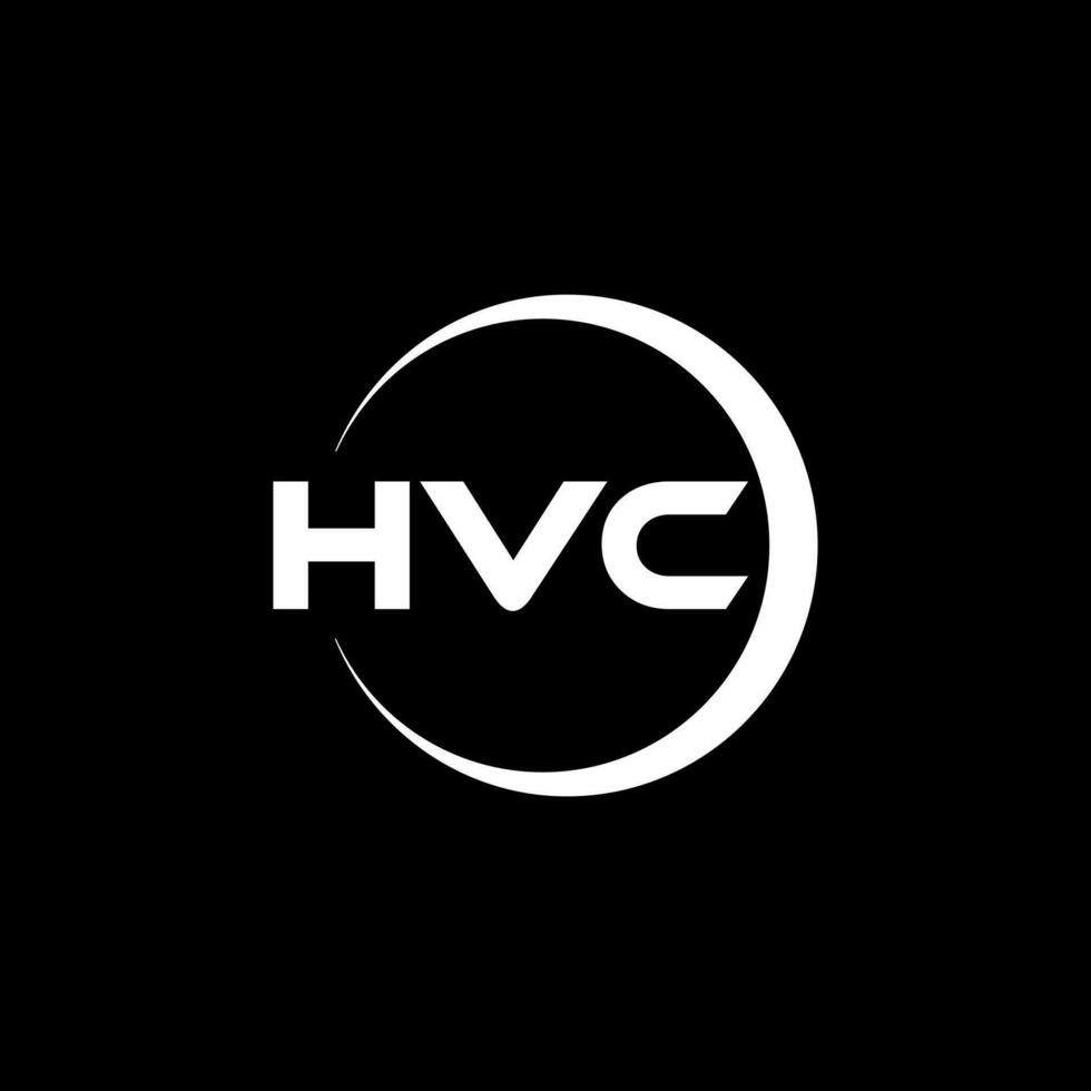 hvc logo ontwerp, inspiratie voor een uniek identiteit. modern elegantie en creatief ontwerp. watermerk uw succes met de opvallend deze logo. vector