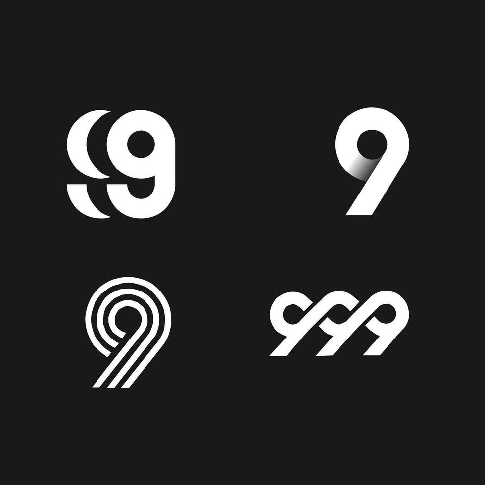 999 logo brief vector