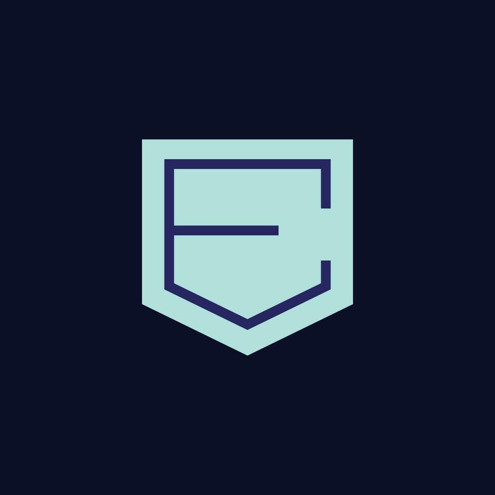 brief e vector icoon logo ontwerp met creatief uniek stijl premie