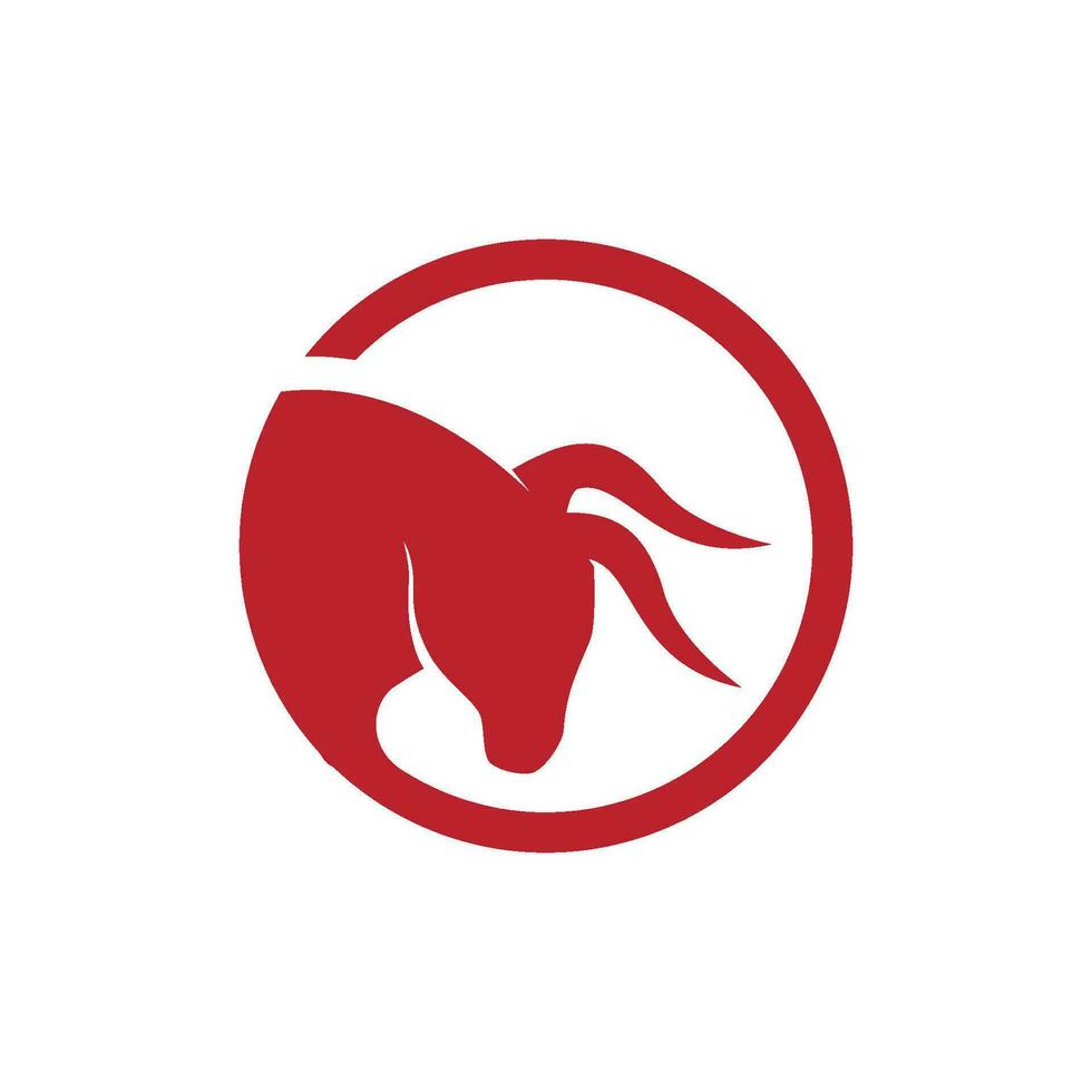 taurus logo sjabloon vector pictogram illustratie ontwerp