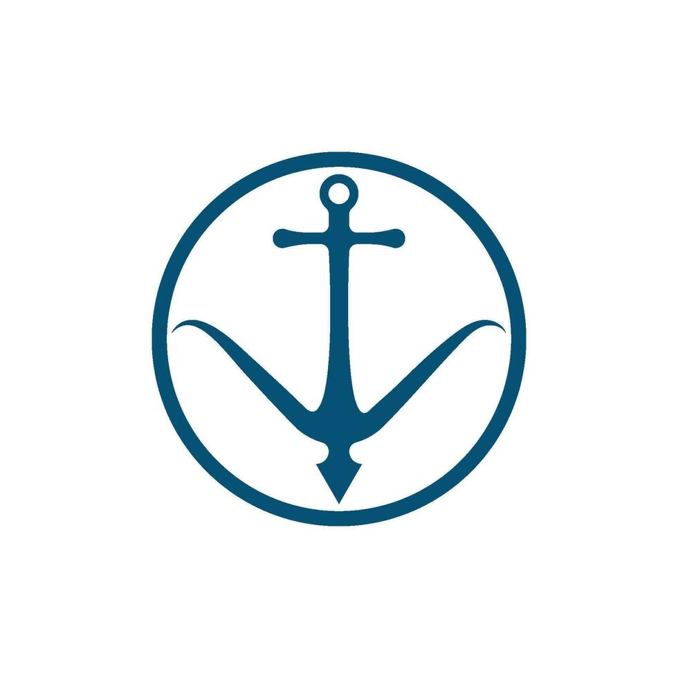 anker pictogram logo sjabloon vector
