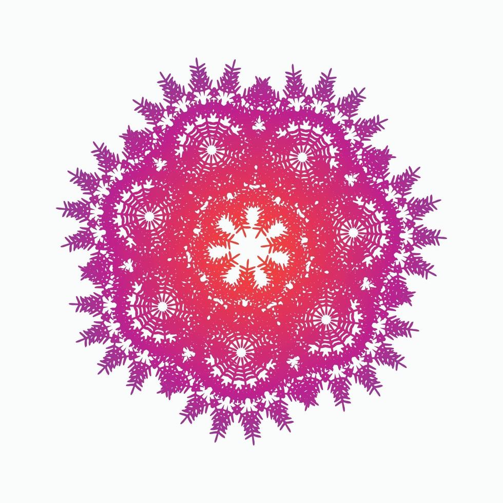 mandala decoratief en sier abstract kleurrijk ontwerp vector