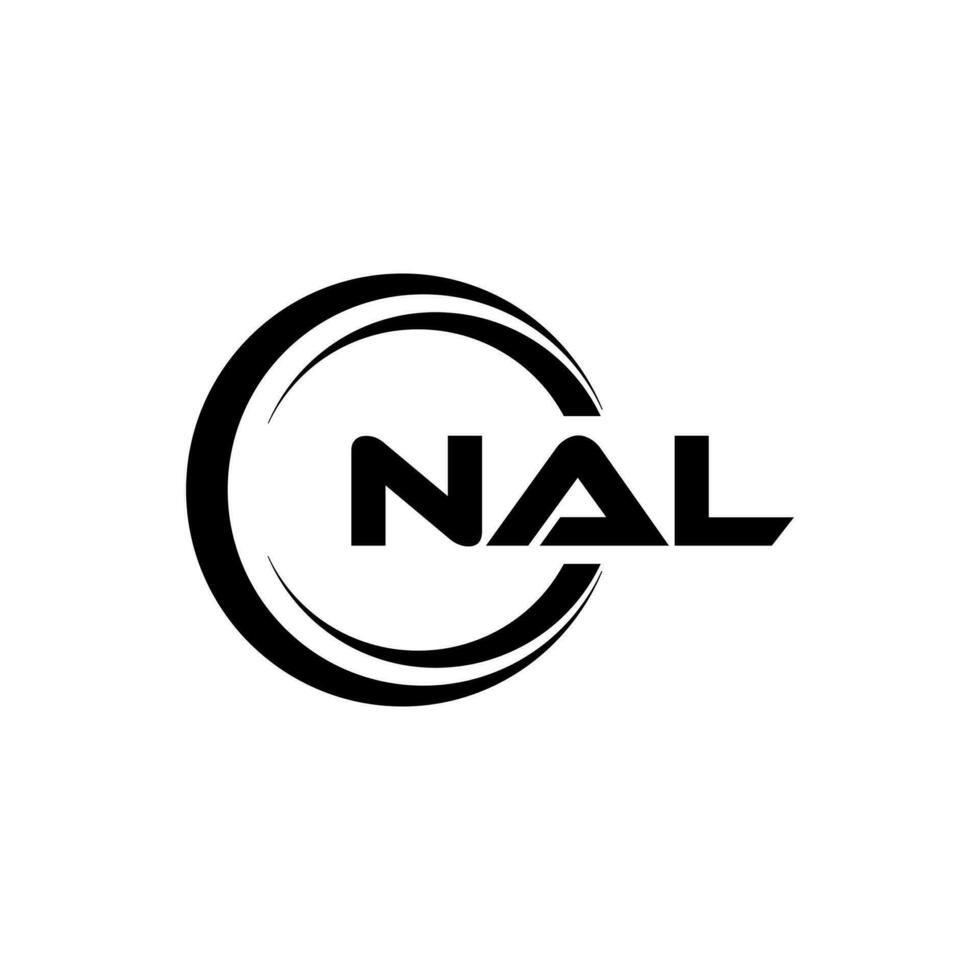 nal logo ontwerp, inspiratie voor een uniek identiteit. modern elegantie en creatief ontwerp. watermerk uw succes met de opvallend deze logo. vector