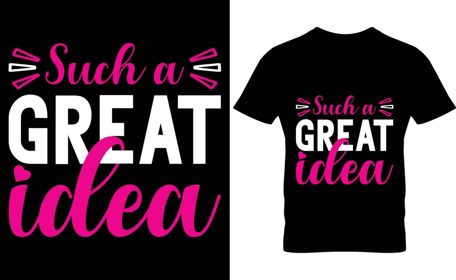 zo een Super goed idee typografie t-shirt ontwerp vector