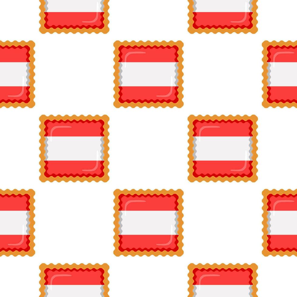 patroon koekje met vlag land Letland in smakelijk biscuit vector