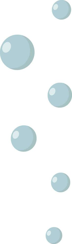 onderwater- bubbels illustratie vector