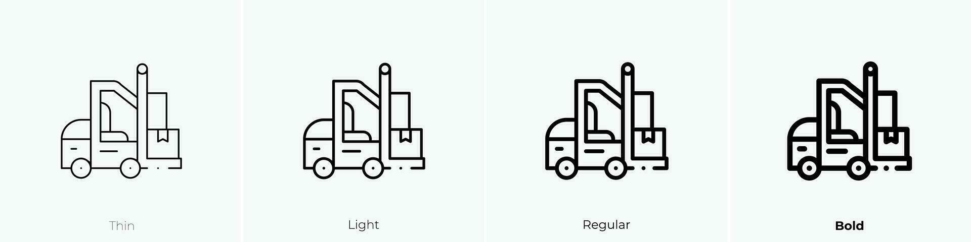 magazijn icoon. dun, licht, regelmatig en stoutmoedig stijl ontwerp geïsoleerd Aan wit achtergrond vector