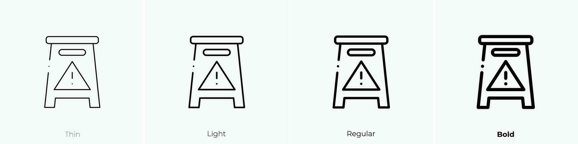 nat verdieping icoon. dun, licht, regelmatig en stoutmoedig stijl ontwerp geïsoleerd Aan wit achtergrond vector