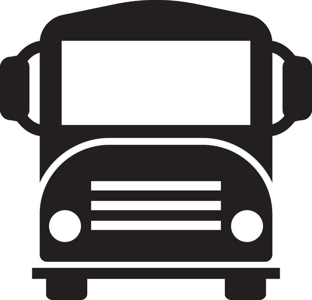 bus vector pictogram