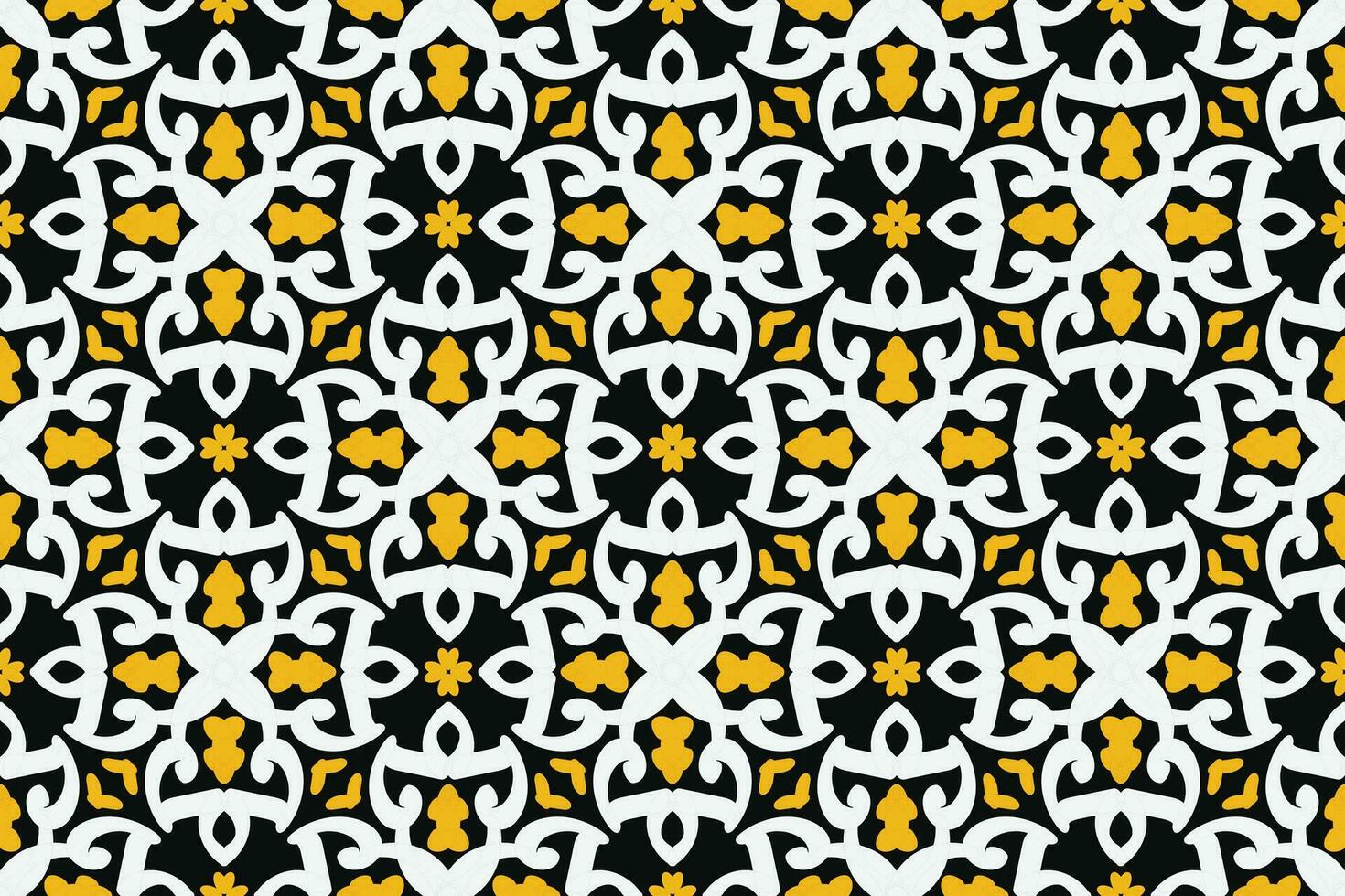 Spaans tegel patroon vector naadloos met bloemen ornamenten. Portugees azulejos keramiek, Mexicaans talavera, Italiaans Sicilië majolica ontwerp. structuur voor keuken behang of badkamer vloerbedekking.