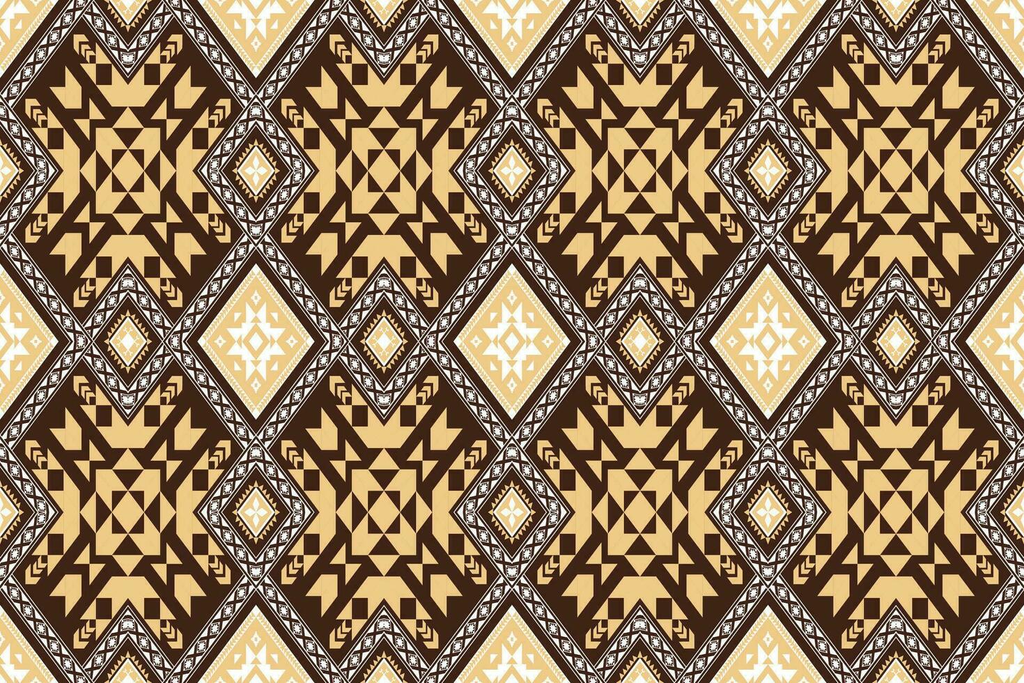 etnisch abstract ikat naadloos patroon in tribal.stof Indisch en maxicaans stijl. ontwerp voor achtergrond, behang, illustratie, kleding stof, kleding, tapijt, textiel, batik, borduurwerk. vector