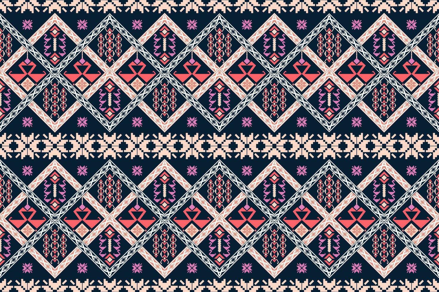 meetkundig lapwerk etnisch patroon vector voor tribal boho ontwerp,behang,inwikkeling,mode,tapijt,kleding,gebreide kleding,batik,illustratie.etnisch abstract ikat.