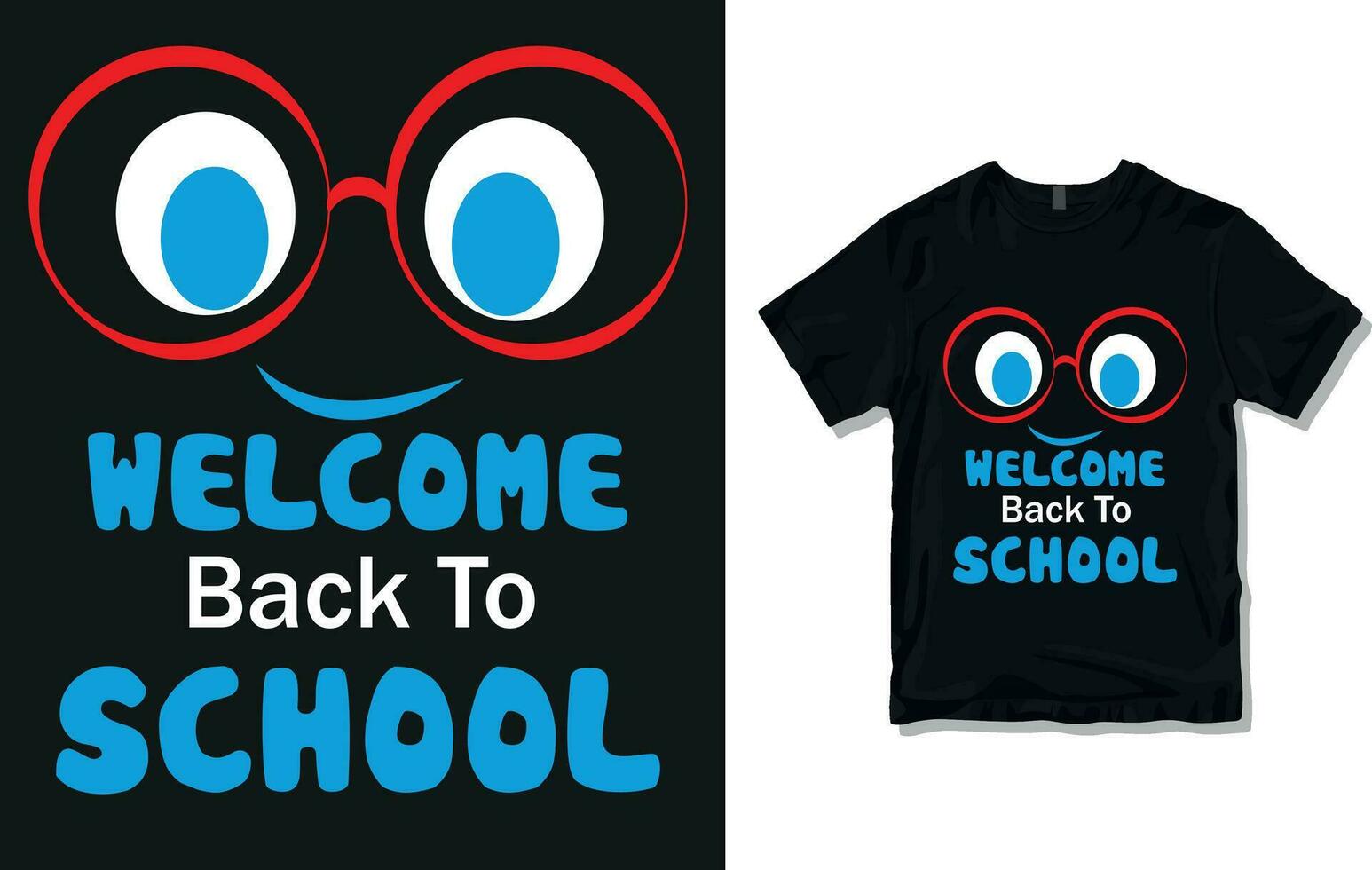 Welkom terug naar school- t-shirt vector