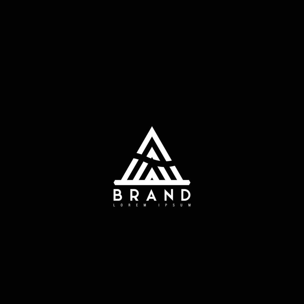 driehoek logo merk vector