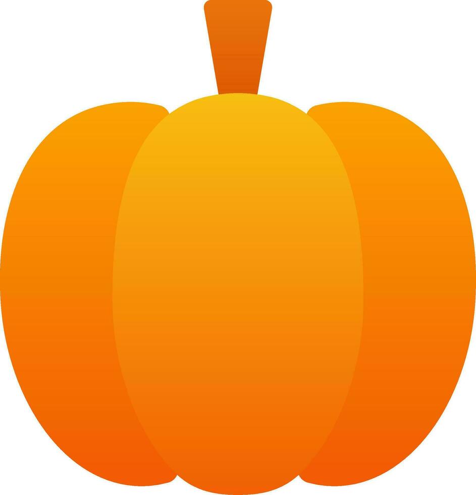 pompoen herfst icoon vector illustratie. vallen seizoen pompoen icoon voor oogst en voedsel ontwerp. gemakkelijk pompoen voor herfst icoon, teken, symbool, decoratie of halloween. voedsel oogst in herfst seizoen