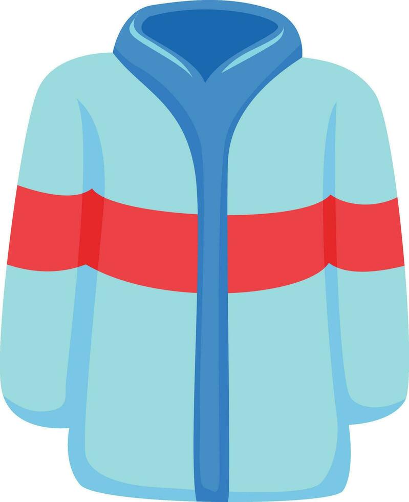 blauw jas, illustratie vector