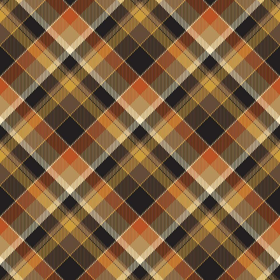 Schotse ruit Schotland naadloos plaid patroon vector. retro achtergrond kleding stof. wijnoogst controleren kleur plein meetkundig textuur. vector