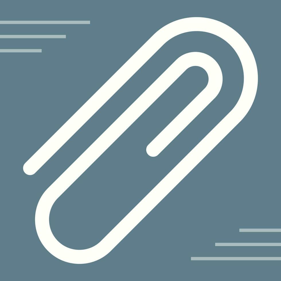 paperclip vector pictogram