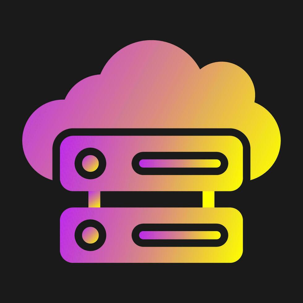 cloud computing vector icon