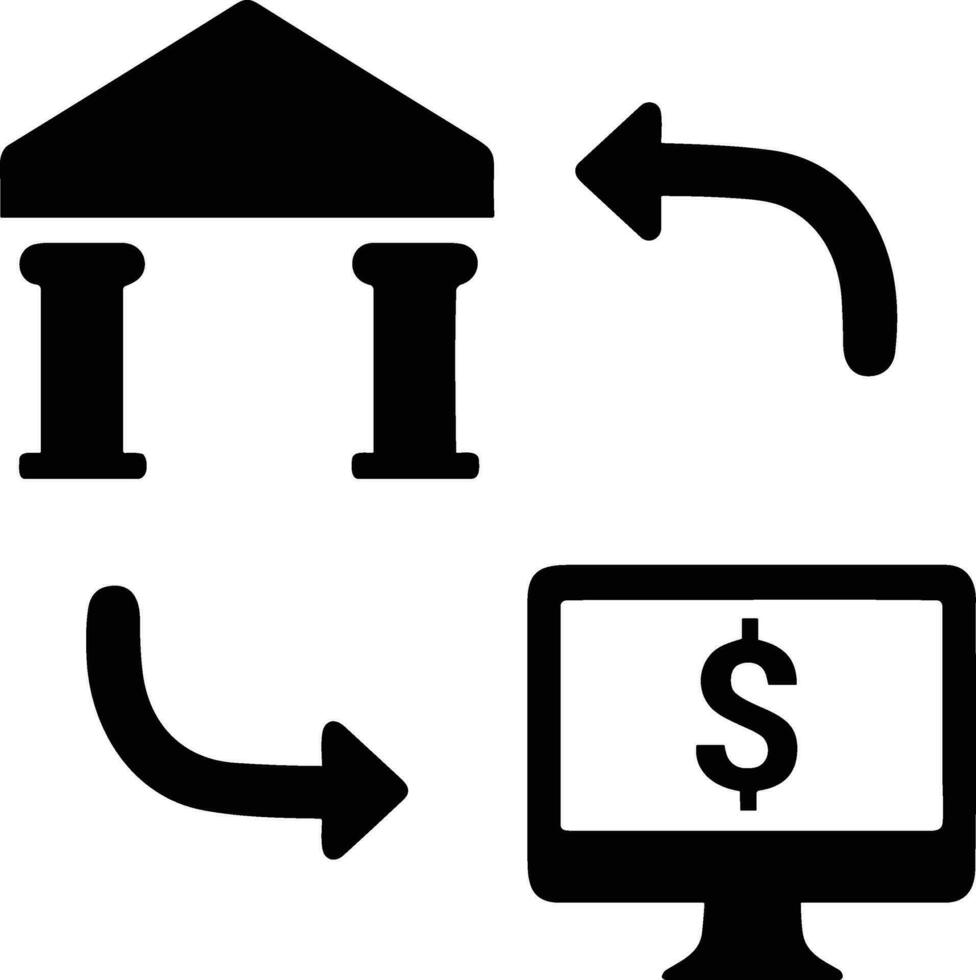 bank financiën icoon symbool vector afbeelding. illustratie van de valuta uitwisseling investering financieel besparing bank ontwerp beeld