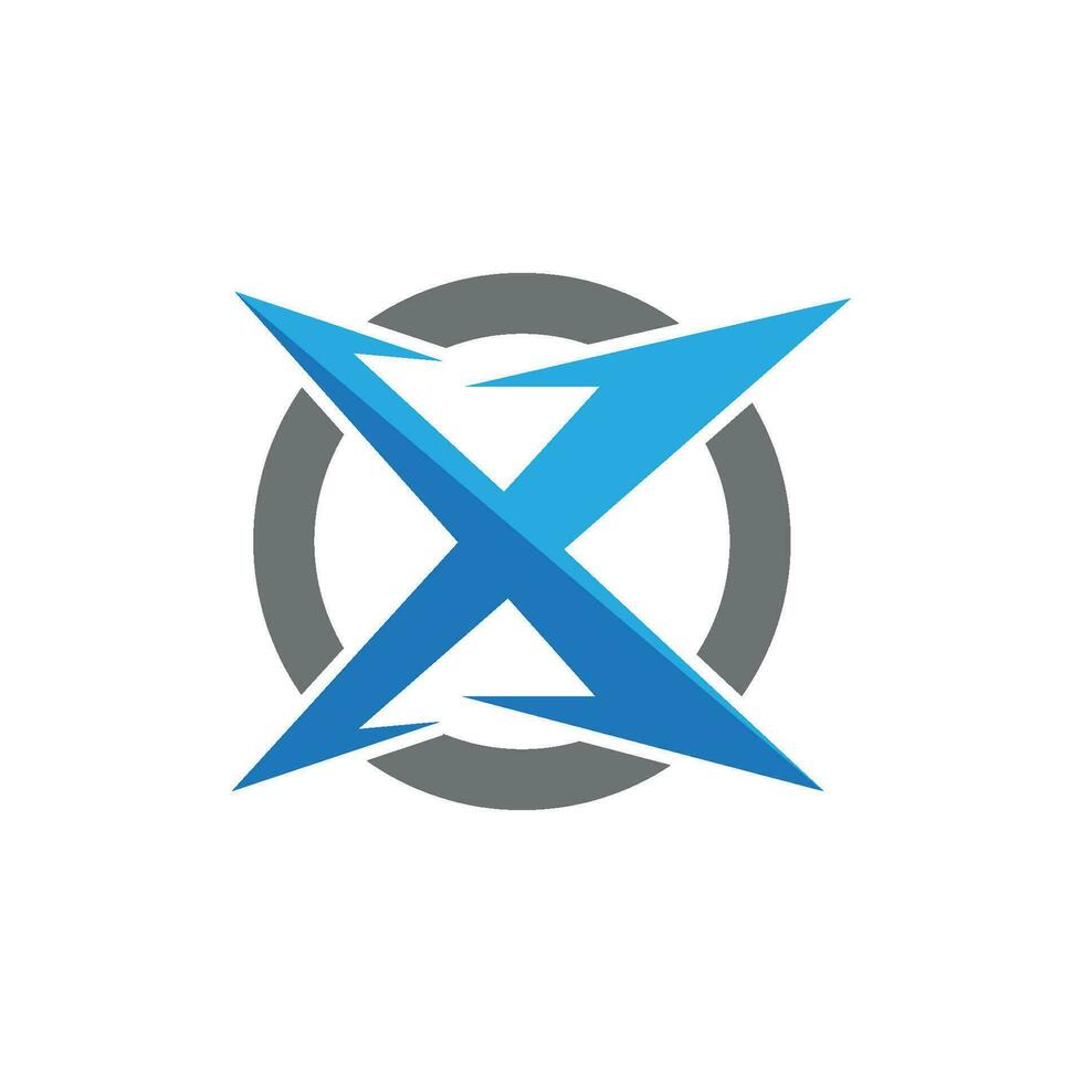 x brief logo sjabloon vector pictogram