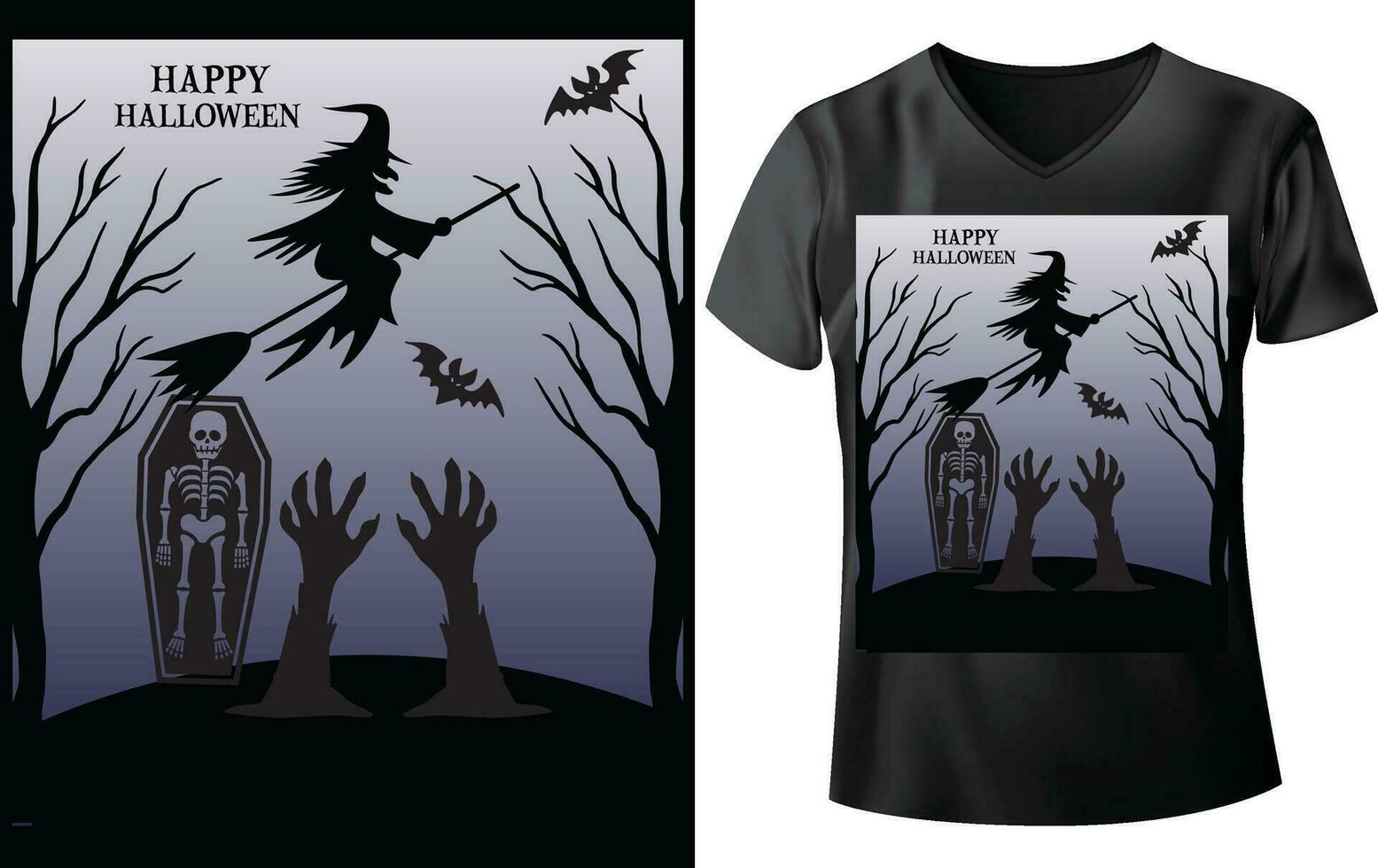 halloween t-shirt ontwerp vector