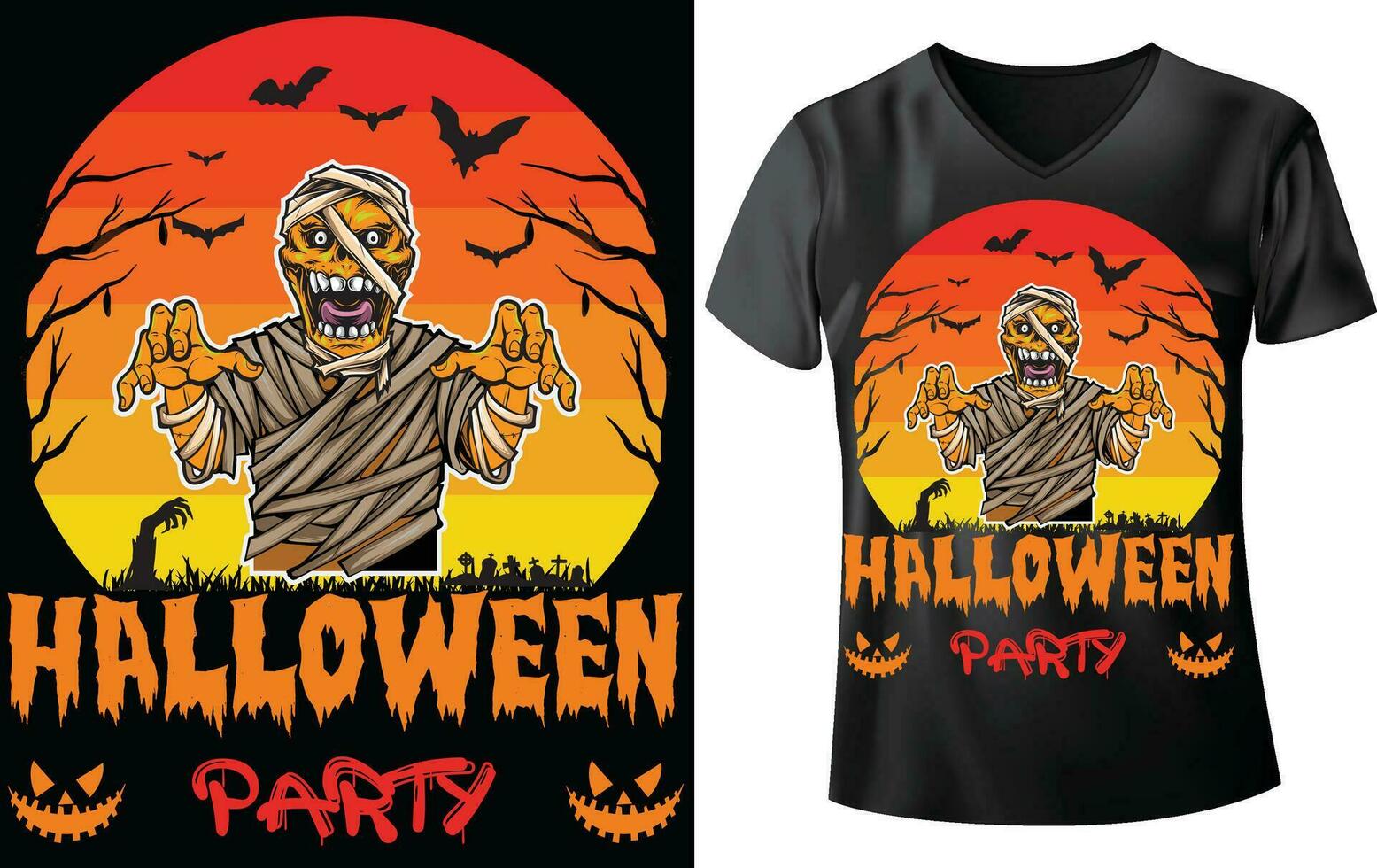 halloween t-shirt ontwerpen vector