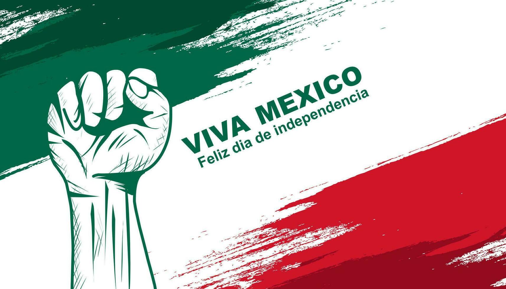 Mexico onafhankelijkheid dag gevierd elke jaar Aan september 16e, onafhankelijkheid dag groet kaart poster. vector illustratie ontwerp