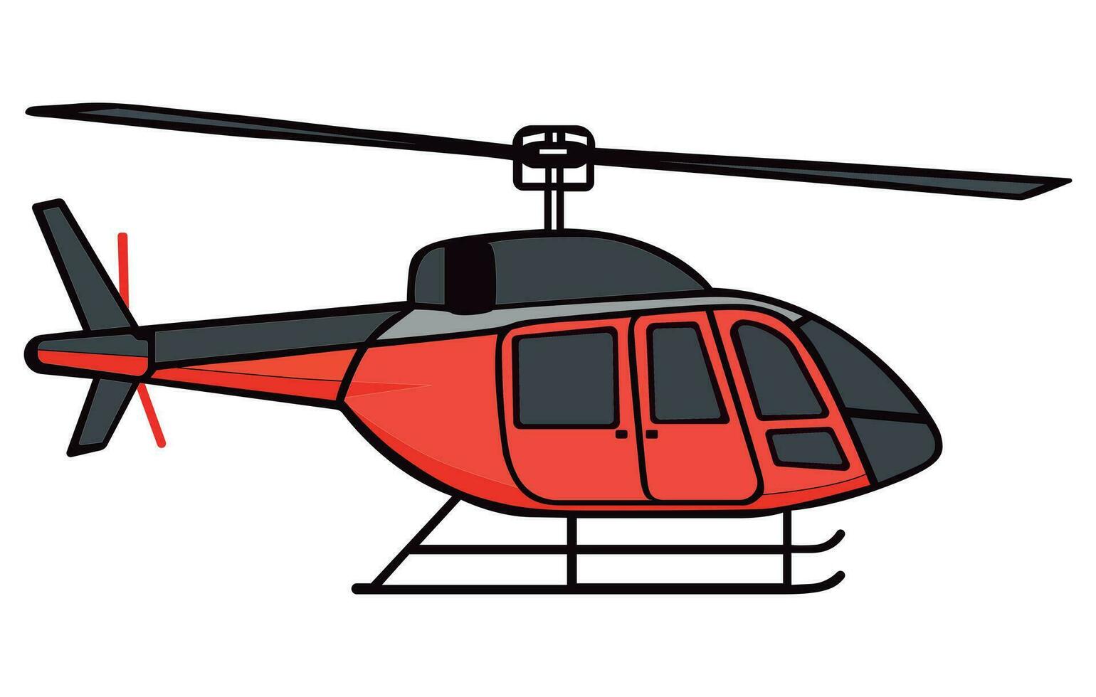 helicopters vliegtuigen illustratie, vliegend kleurrijk helikopters, lucht vervoer vlak vector illustratie